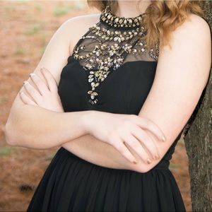 Black homecoming/prom dress